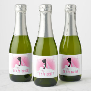 Bachelorette Party Rosa silhouette Team bride