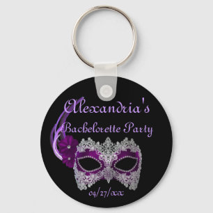 ’Bachelorette Party’ - Royal Lila Mask Nyckelring