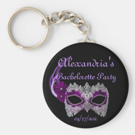 ’Bachelorette Party’ - Royal Lila Mask Nyckelring