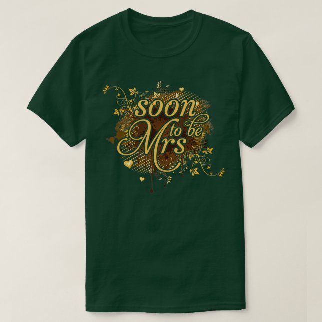 Bachelorette Party snart för att vara Mrs. T Shirt (Design framsida)