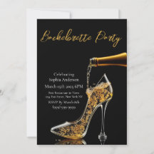 Bachelorette Party-Stiletto och Bubly