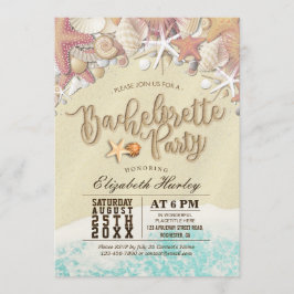 Bachelorette Party Summer Beach Starfish Seashell Inbjudningar
