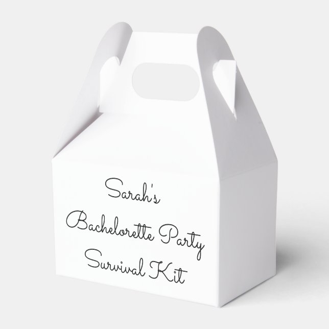 Bachelorette Party Survival Kit Boxes Hen Helg Presentaskar (Framsidan Sidan)