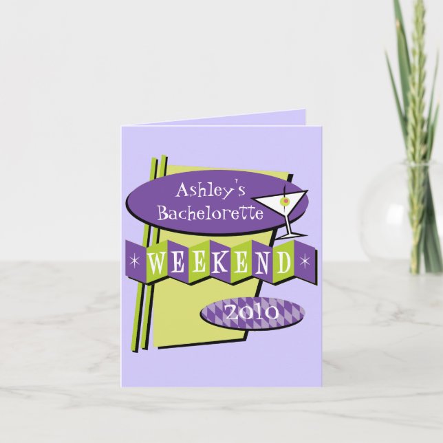 Bachelorette partyinbjudan inbjudan (Framsida)