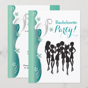 Bachelorette partyinbjudan - Jade Inbjudningar