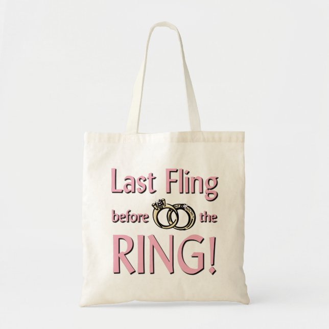 Bachelorette partytotebag tygkasse (Framsidan)