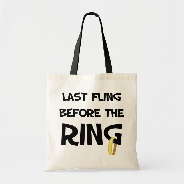 Bachelorette partytotebag tygkasse (Framsidan)