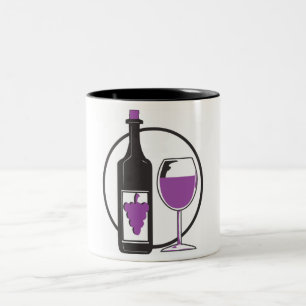 Bachelorette Red vin Party Två-Tonad Mugg