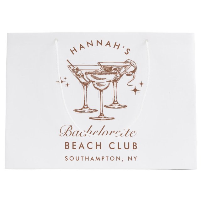 Bachelorette Retro Brown Cocktail (Framsidan)