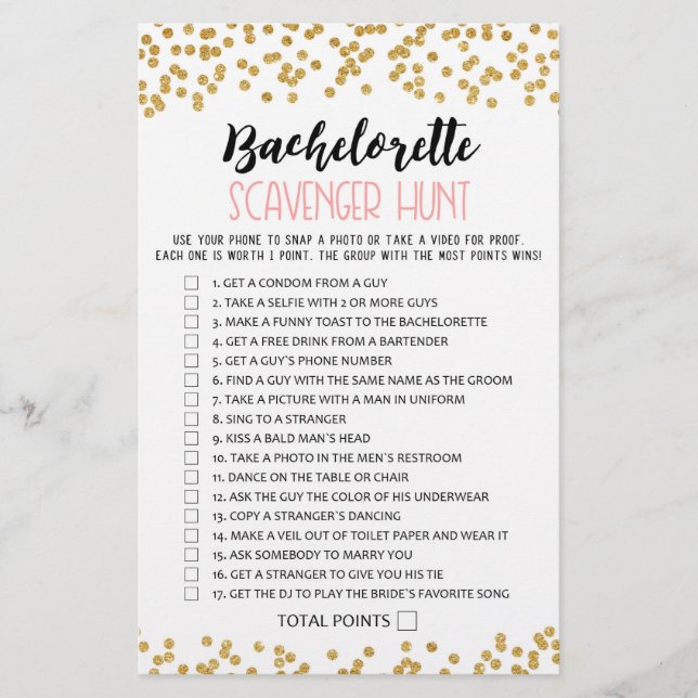 Bachelorette Scavenger Hunt Hen Party (Framsida)