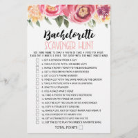 Bachelorette Scavenger Hunt Hen Party