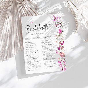Bachelorette Scavenger Hunt Möhippa Game
