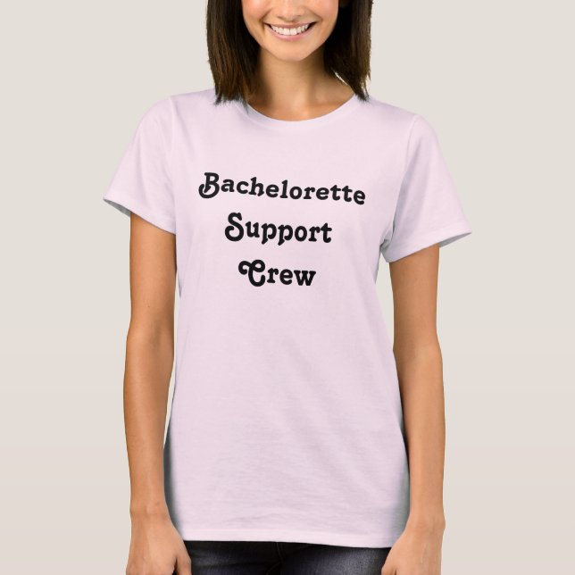 Bachelorette servicebesättning tee shirt (Framsida)