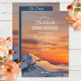 Bachelorette Skiing Helg Internationell inbjudan