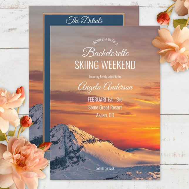 Bachelorette Skiing Helg Internationell inbjudan (Skapare uppladdad)
