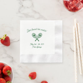 Bachelorette Tennis ThLED Napkin Pappersservett