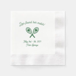 Bachelorette Tennis ThLED Napkin Pappersservett