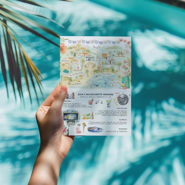 Bachelorette Weekend Itinerary | Sayulita på svens Inbjudningar (Skapare uppladdad)