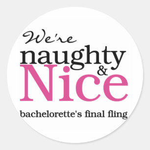 Bachelorettes Final Fling Rosa Runt Klistermärke