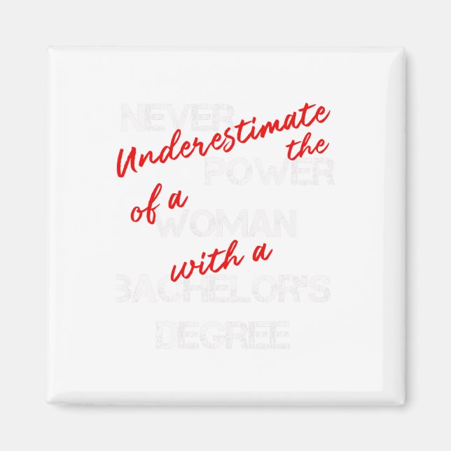 Bachelors Degree Studenten Diploma Firande Magnet (Framsidan)