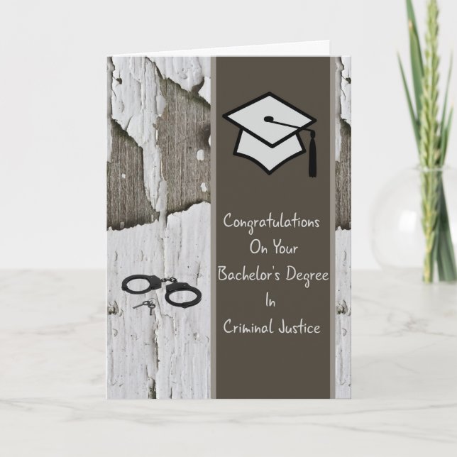 Bachelors examen i straffrättskort kort (Framsida)