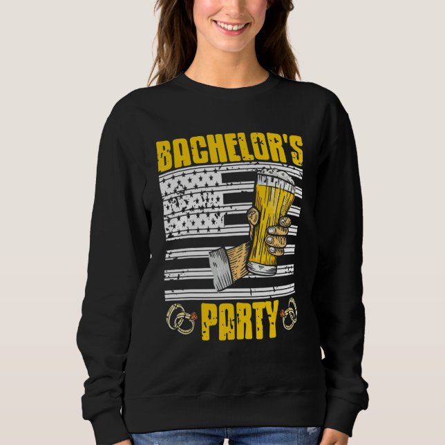 Bachelors Party Retro Patriotic Gifta sig Pr T Shirt (Framsida)