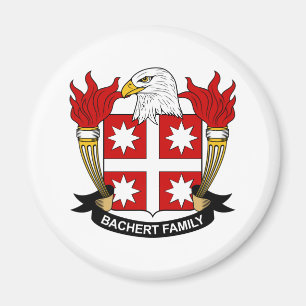 Bachert familjvapensköld magnet