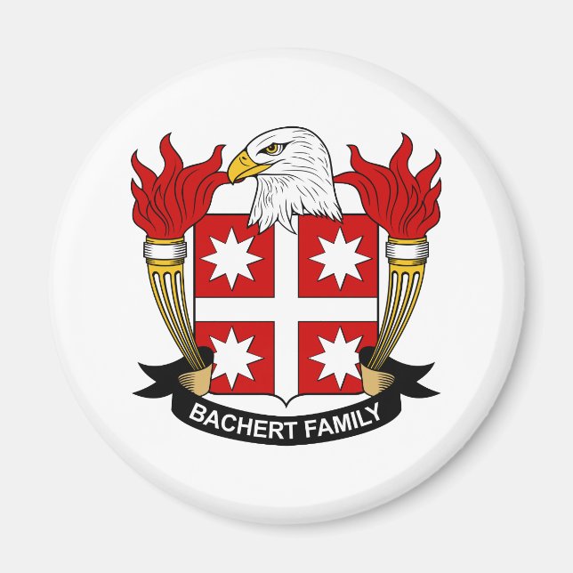 Bachert Family Crest Magnet (Framsidan)