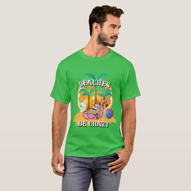 BACHES ÄR CRAZY FÖR FUNNY Novelty Vacation Bära BA T Shirt (Hel framsida)