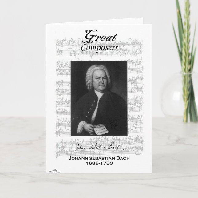 BachGreetings kort (Framsida)