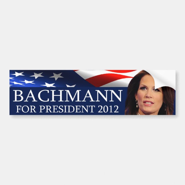 Bachmann för presidenten 2012 bildekal (Framsidan)
