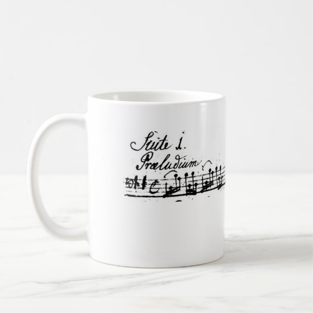 Bach's Cello Suite Kaffemugg (Vänster)