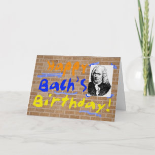 Bachs födelsedag kort