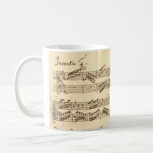 Bach's Invention Kaffemugg (Vänster)