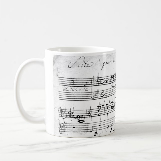 Bach's Lute Suite Kaffemugg (Vänster)
