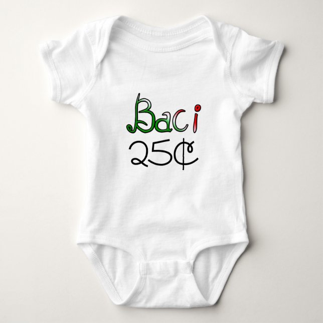 Baci (kyssar) 25 Cents Tee (Framsida)
