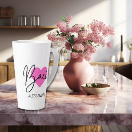 Baci Rosa Heart Latte Mugg Sweet Affectionate Gift