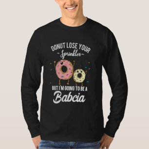 Bacia Polsk farmor Gravid Baby Announceme T Shirt
