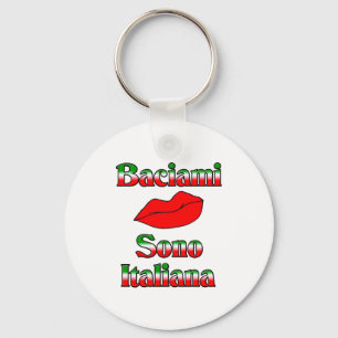 Baciami Sono Italiana (kyssa mig Nyckelring