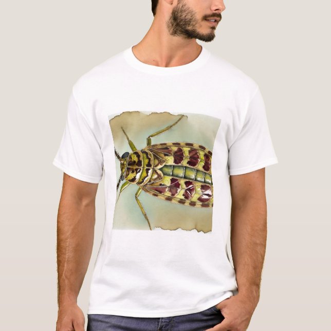 Bacillus insect dorsal view 300824IREF247 - Waterc T Shirt (Framsida)