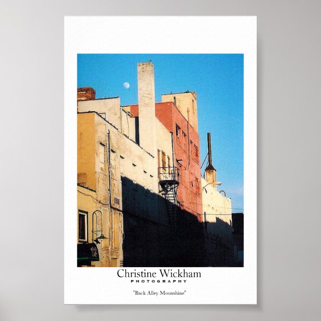 back alley moonshine poster (Framsidan)