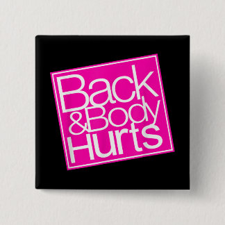 Back and Body Ontr Gift Funny Quote Yoga Gym Work Knapp