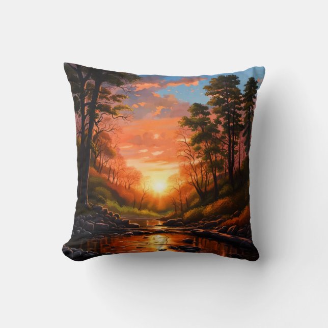 Bäck Bank Sunrise Kudde (Framsida)