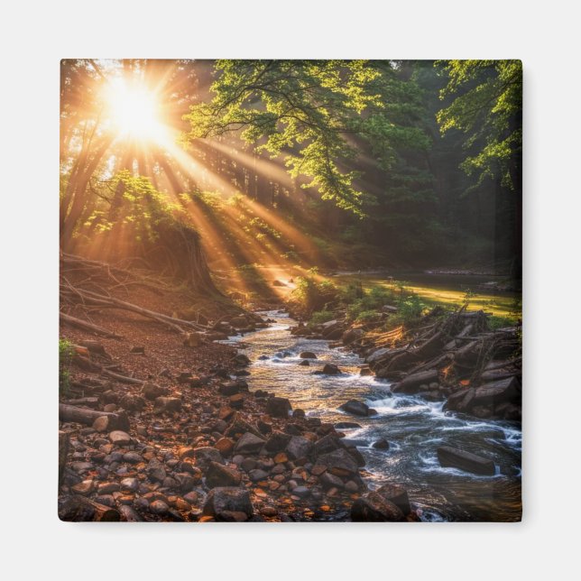 Bäck Bank Sunrise Magnet (Framsidan)