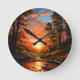 Bäck Bank Sunrise Rund Klocka