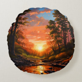 Bäck Bank Sunrise Rund Kudde