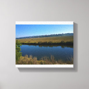 Back Bay, Newport Beach, Kalifornien Canvastryck