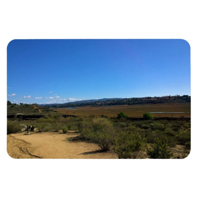 Back Bay, Newport Beach, Kalifornien Magnet (Horisontell)