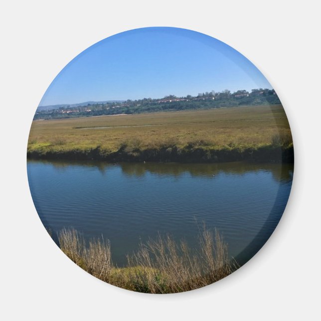 Back Bay, Newport Beach, Kalifornien Magnet (Framsidan)