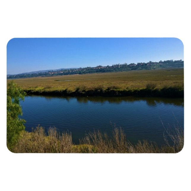 Back Bay, Newport Beach, Kalifornien Magnet (Horisontell)
